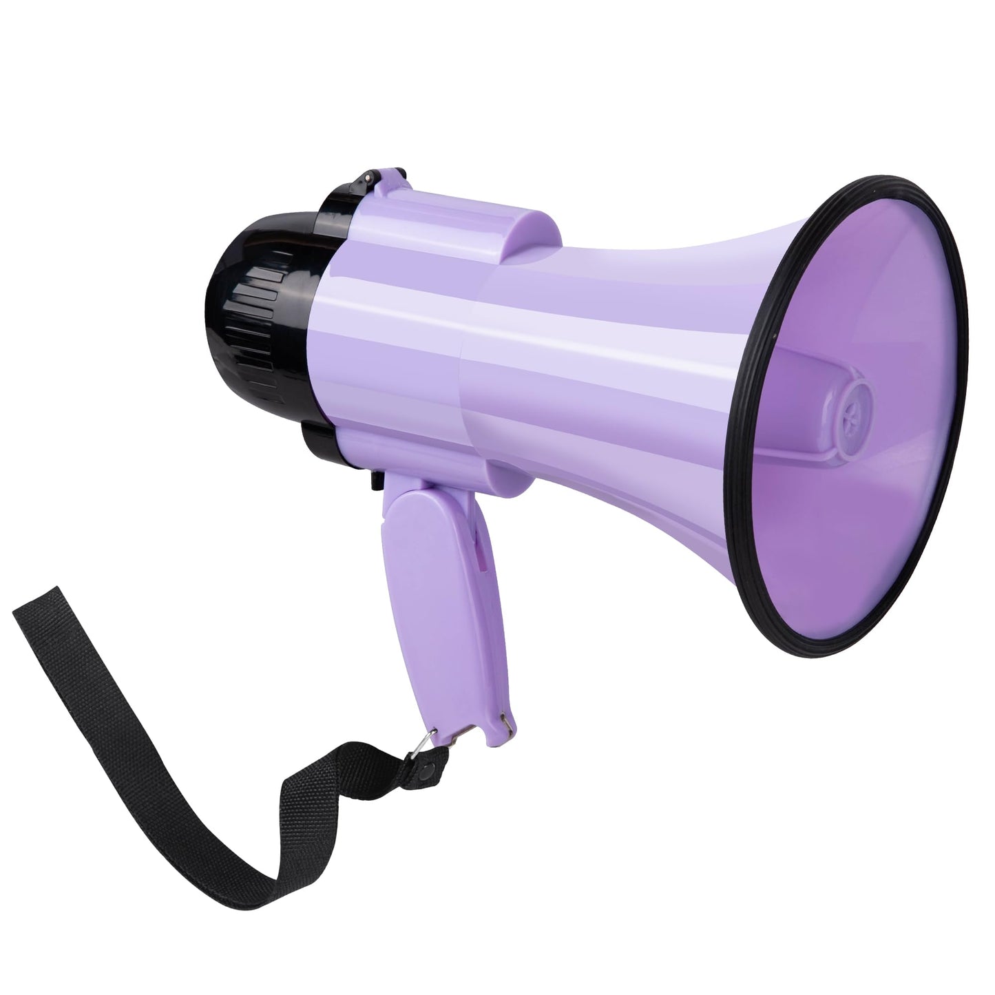 30 Watt Power Portable Megaphone Bullhorn Speaker Voice, Siren/Alarm and 240S Recording with Volume Control and Strap (Purple)