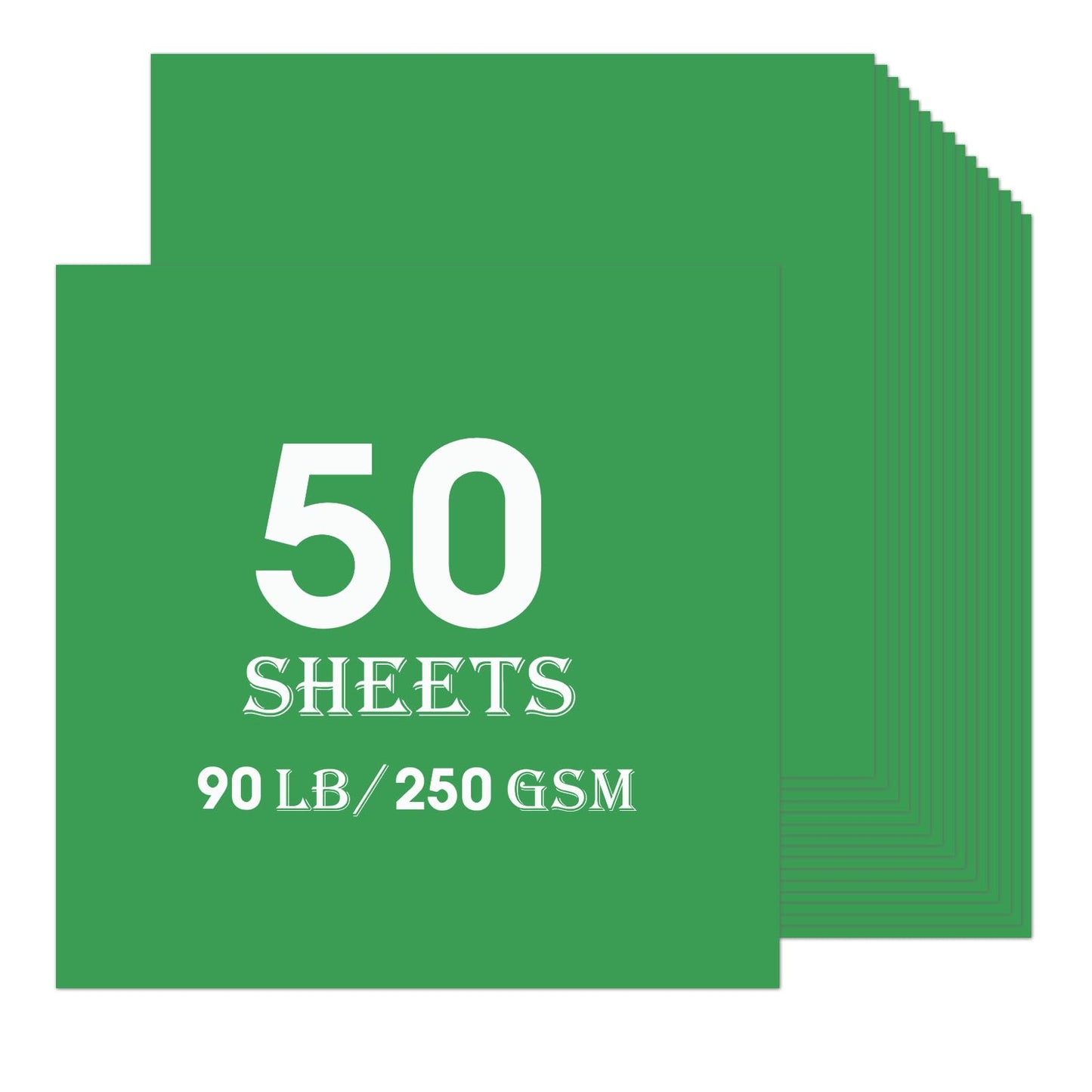 Sage Green Cardstock 50 sheets, 12” x 12” Cardstock Paper Bulk Construction Paper,230GSM Card Stock Printer Paper Scrapbooking Supplies for Diy Crafts Cricut Card Making