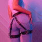 Punk Leather Thigh Harness,Women Punk Belts PU Leather for Women, Waist Leg Garter for Halloween, Party, Nightclub