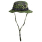 Genuine Danish Army M84 Camouflage Boonie Cap Military Headwear Wide Brim hat