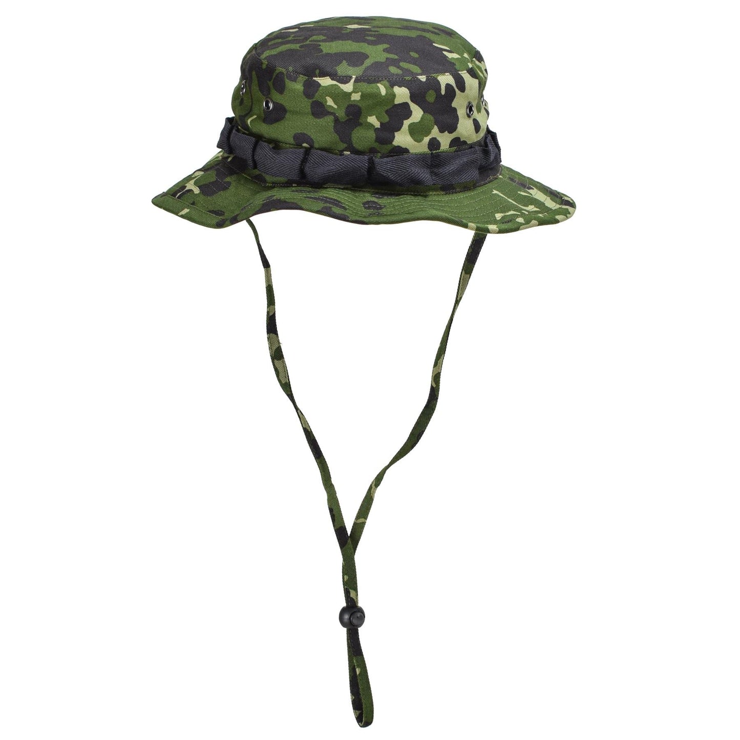 Genuine Danish Army M84 Camouflage Boonie Cap Military Headwear Wide Brim hat