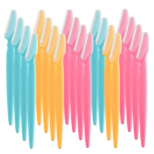 FEPITO Eyebrow Razor Shaper Shavers Trimmers for Women and Men Face Hair Removers Multipurpose Exfoliating Face Razor