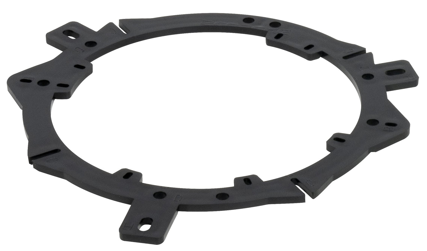 Scosche SAC656 6.5-6.75” Speaker Adapters Compatible with Select 1988-19 Chrysler, Dodge, Jeep & Plymouth Vehicles - 6 1/2" to 6 3/4" Adapter for Car Door Speakers - 1 Pair - See Guide for Vehicle Fit