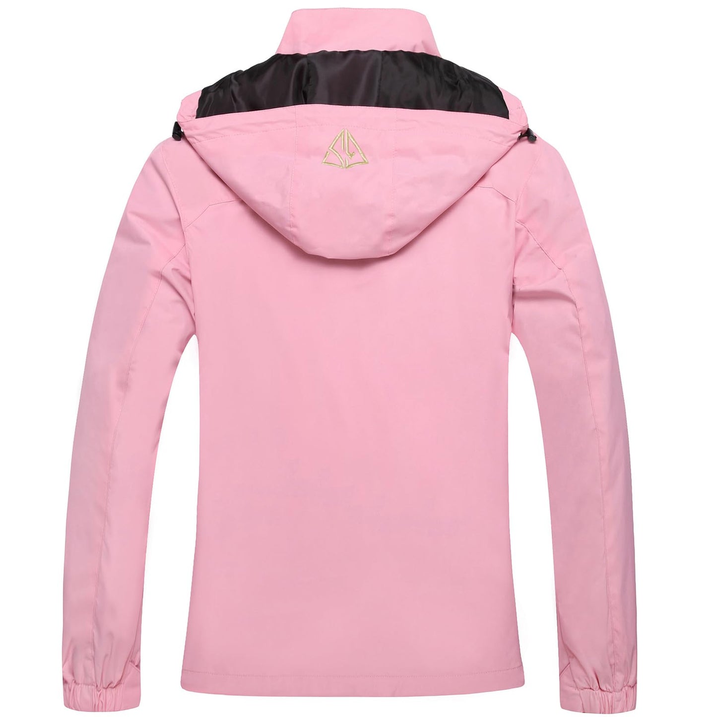 GIISAM Rain Jacket Womens Waterproof with Hood Ladies Foldable Travel Raincoat Ultra Light Rain Jacket for Woman