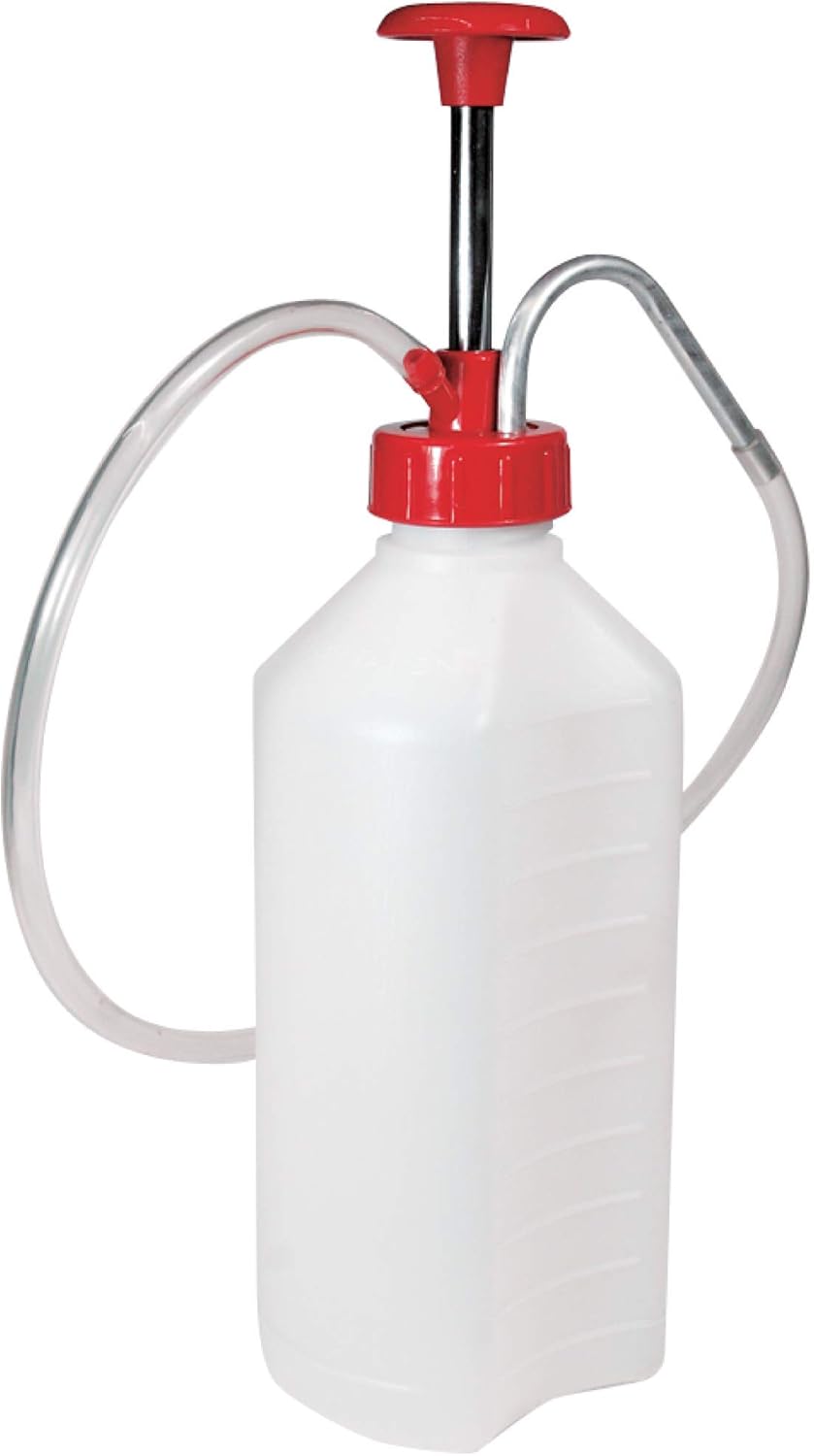 Lumax LX-1341 Multi-Purpose Oil Pump Suitable for precise dispensing of Fluids in tough-to-reach places in Tools, Equipment, Machinery and Vehicles. 1 Qt. (1 L) Capacity Bottle.