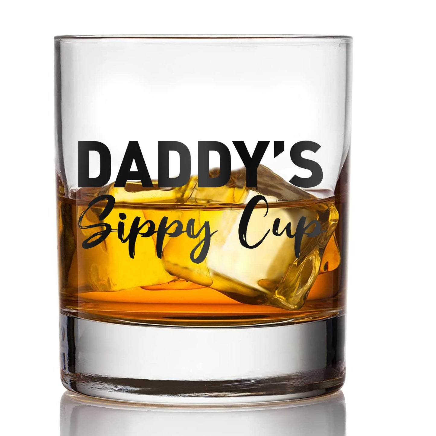 Gifts for Dad New Dad Husband, 11 OZ Whiskey Glass Christmas Stocking Stuffers, Birthday Valentines Anniversary Fathers Day Funny Gag Gift Ideas Bourbon Scotch Presents for Expecting Father