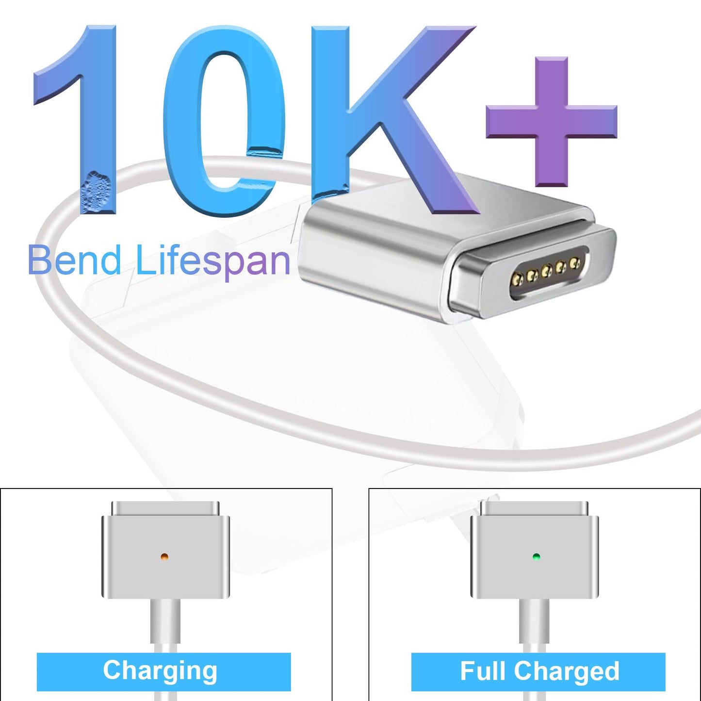 Mac Book Pro Charger 85W Power Adapter, Compatible with Mac Book Air/Pro 13-Inch & 15-Inch (Late 2012-2017)