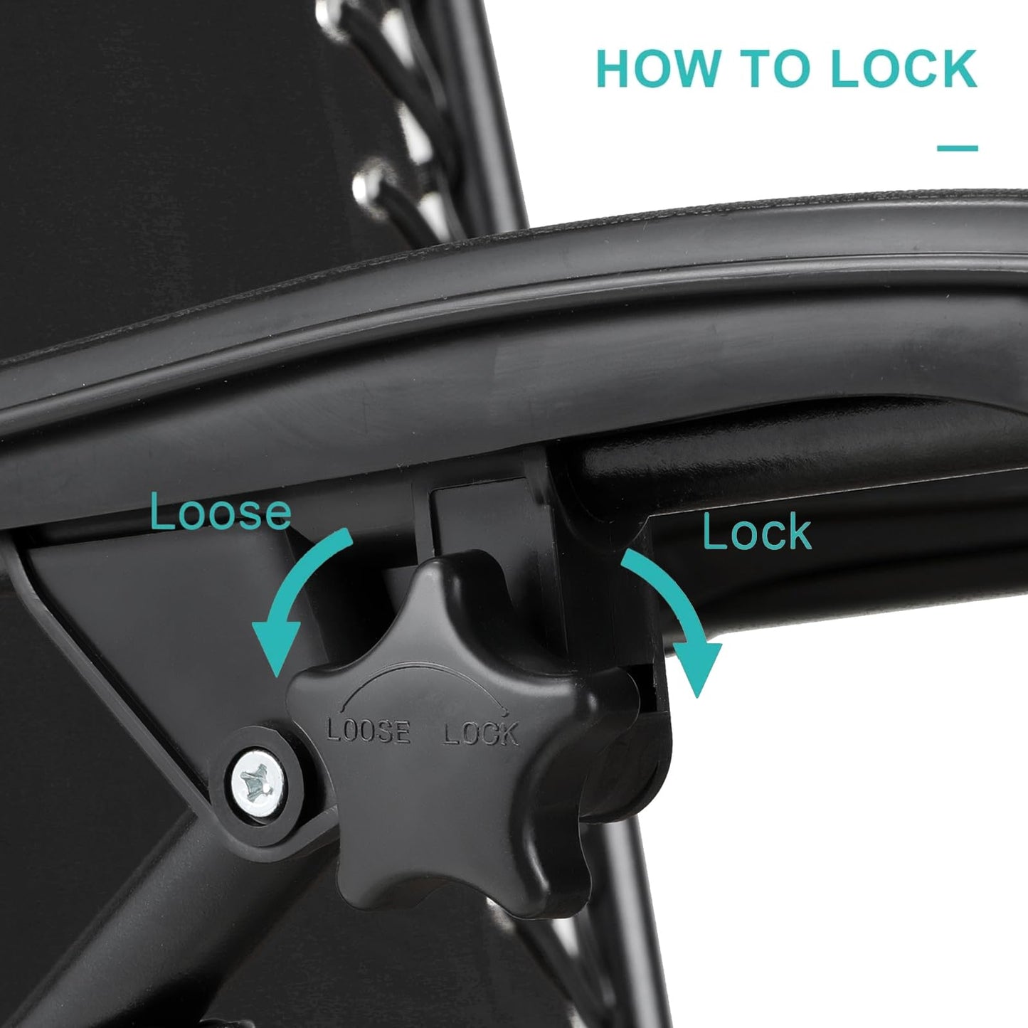 TLSUNNY Zero Gravity Chair Set of 2, Outdoor Folding Lounge W/Detachable Headrest & Holder Tray, Adjustable Textilene Lawn Reclining, No Assembly Required, for Patio, Garden, 330LBS (1, Black)