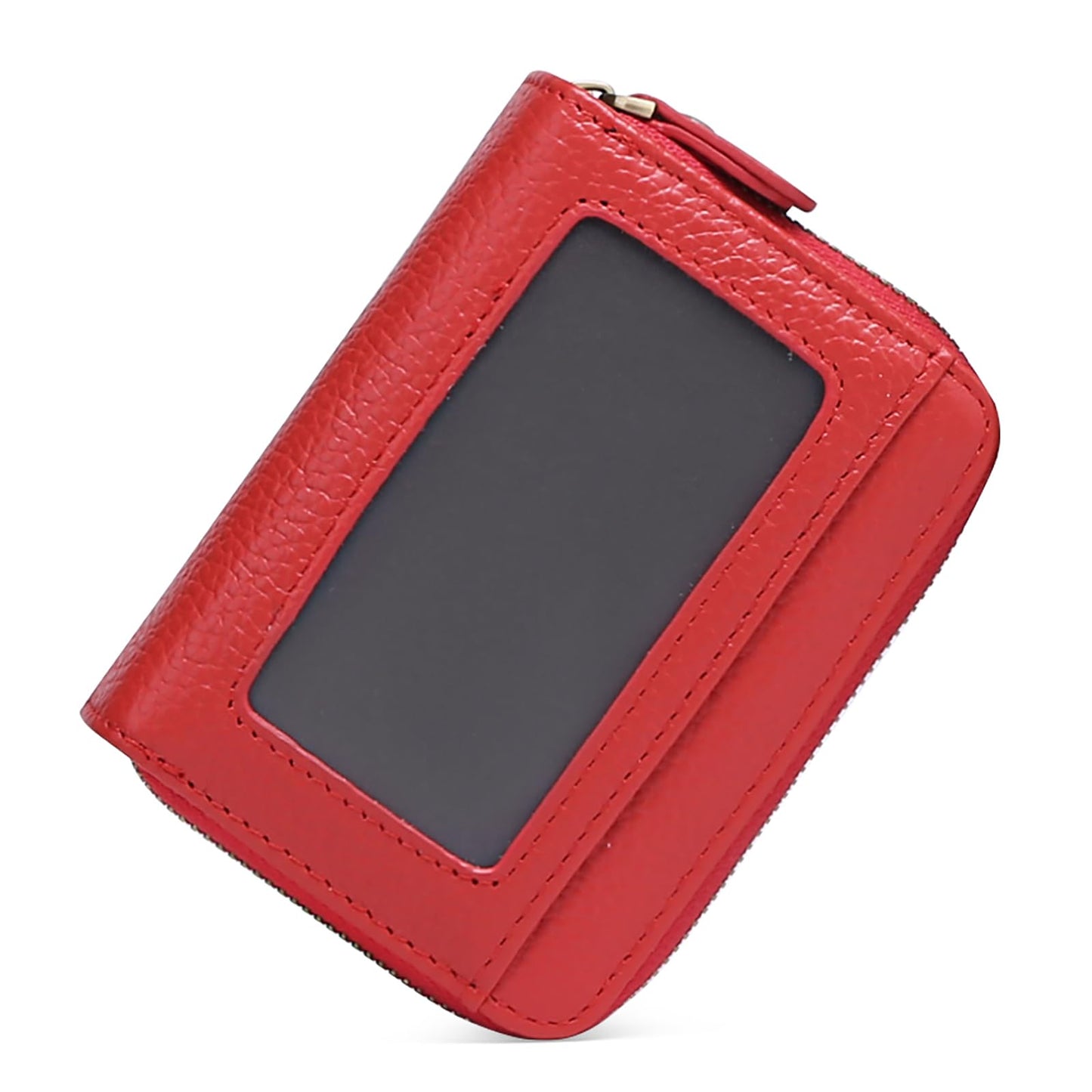 GOIACII Small Genuine Leather Wallet for Women, RFID Blocking Credit Card Holder Wallet