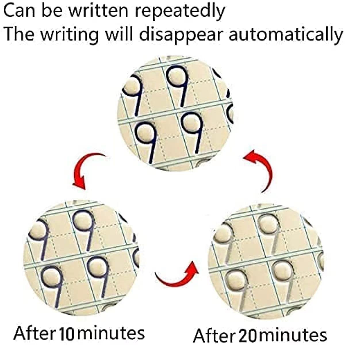 Magic Ink Copybooks for Kids Reusable Handwriting Workbooks for Preschools Grooves Template Design and Handwriting Aid (5)