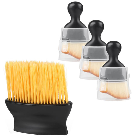 Zxglxinyao 4pcs Car Brush Interior Dust Brush，Car Interior Cleaning Brush,Soft Bristle Automotive Interior Dusting Brush Tools for Crevice Dashboard Leather Air Conditioner Vent