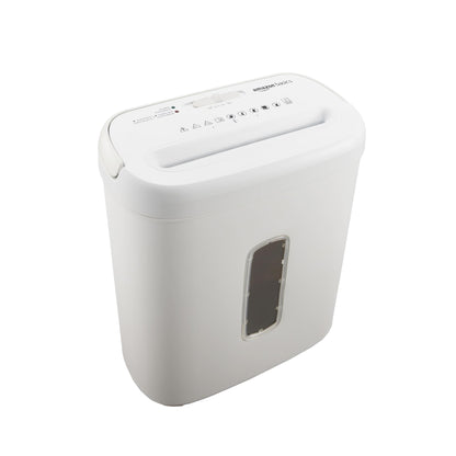 Amazon Basics 6 Sheet Cross Cut Paper and Credit Card Home Office Shredder with 3.8 Gallon Bin, Black