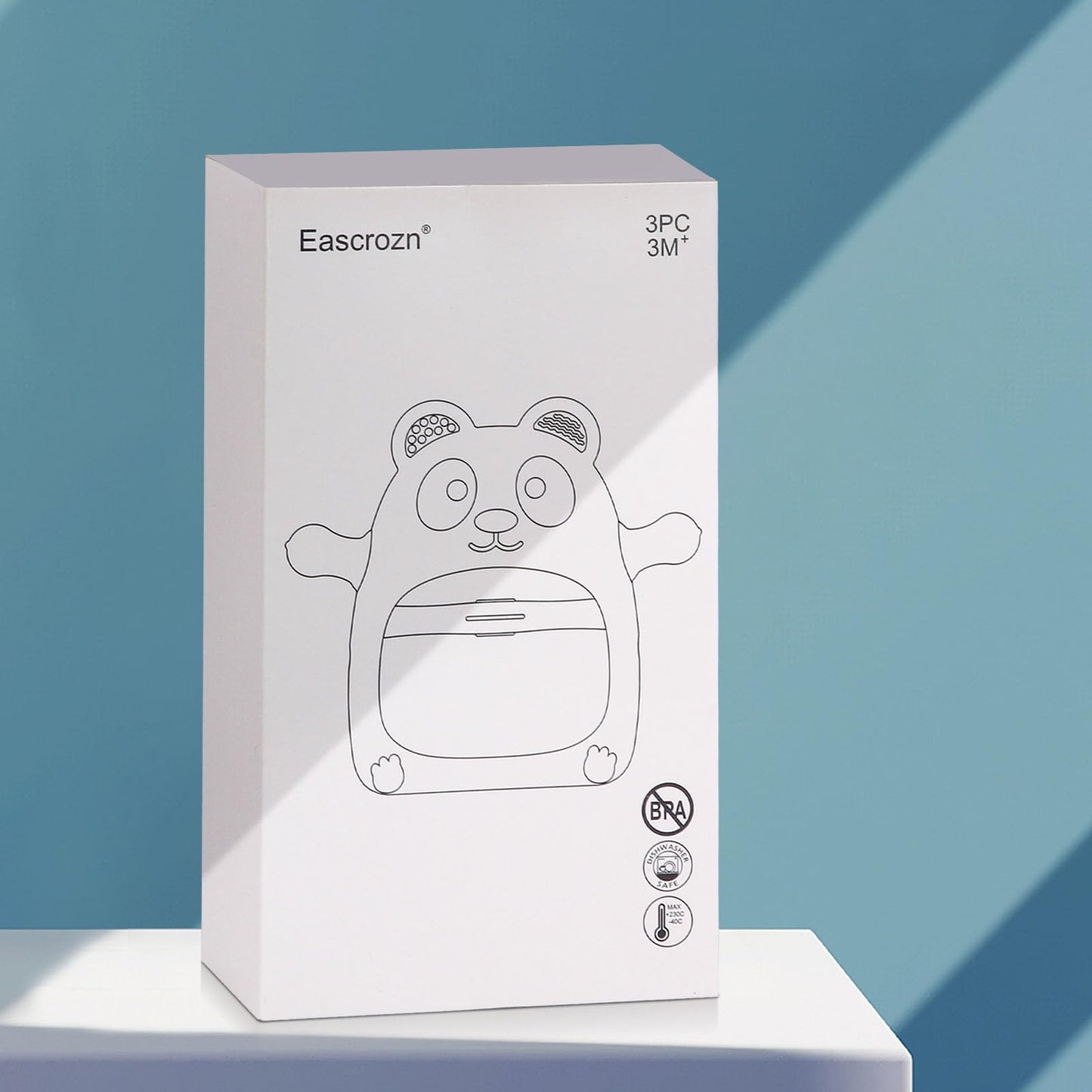 Eascrozn Baby Teething Toys for Infants 3+ Months Set of 3, Easy to Hold Silicone Teething Mitten with Soft Textures for Sensory Exploration and Teething Pain Relief, Baby Chew Toys for Sucking Needs