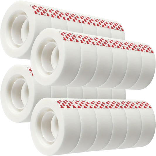 12 Rolls Invisible Tape Refill, Matte-Finish Translucent Tape Refills for Dispenser, 3/4 x 1000 Inches, Engineered for Repairing Correction and Labeling