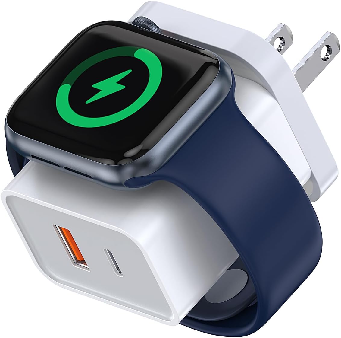 2025 Upgraded for Apple Watch Charger, 20W Dual Port USB C Wall Charger Plug Fast Charging Block for iPhone, Travel Charger Compatible with Apple Watch iPhone AirPods iPad