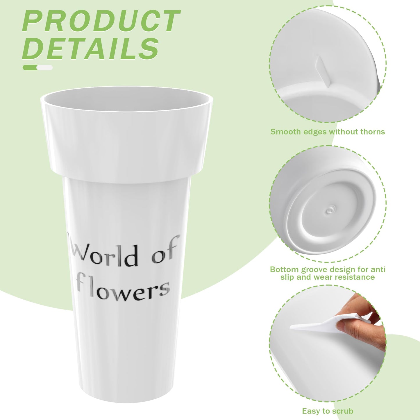 VGMiu Flower Display Stand with 12 Buckets, 3 Layers Flower Cart Gold Metal Flower Bar Stand with Wheels, Moving Florist Bouquet Shelf for Weddings Florist Indoor Outdoor Patio Garden Living Room