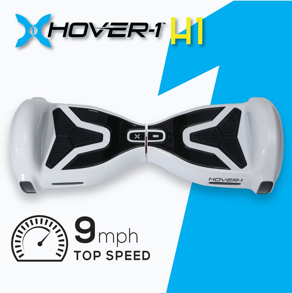 Hover-1 H1 Electric Self Balancing Hoverboard with 9 mph Max Speed, Dual 200W Motors, 9 Mile Range, and 6.5” Wheels Self Balancing Scooter