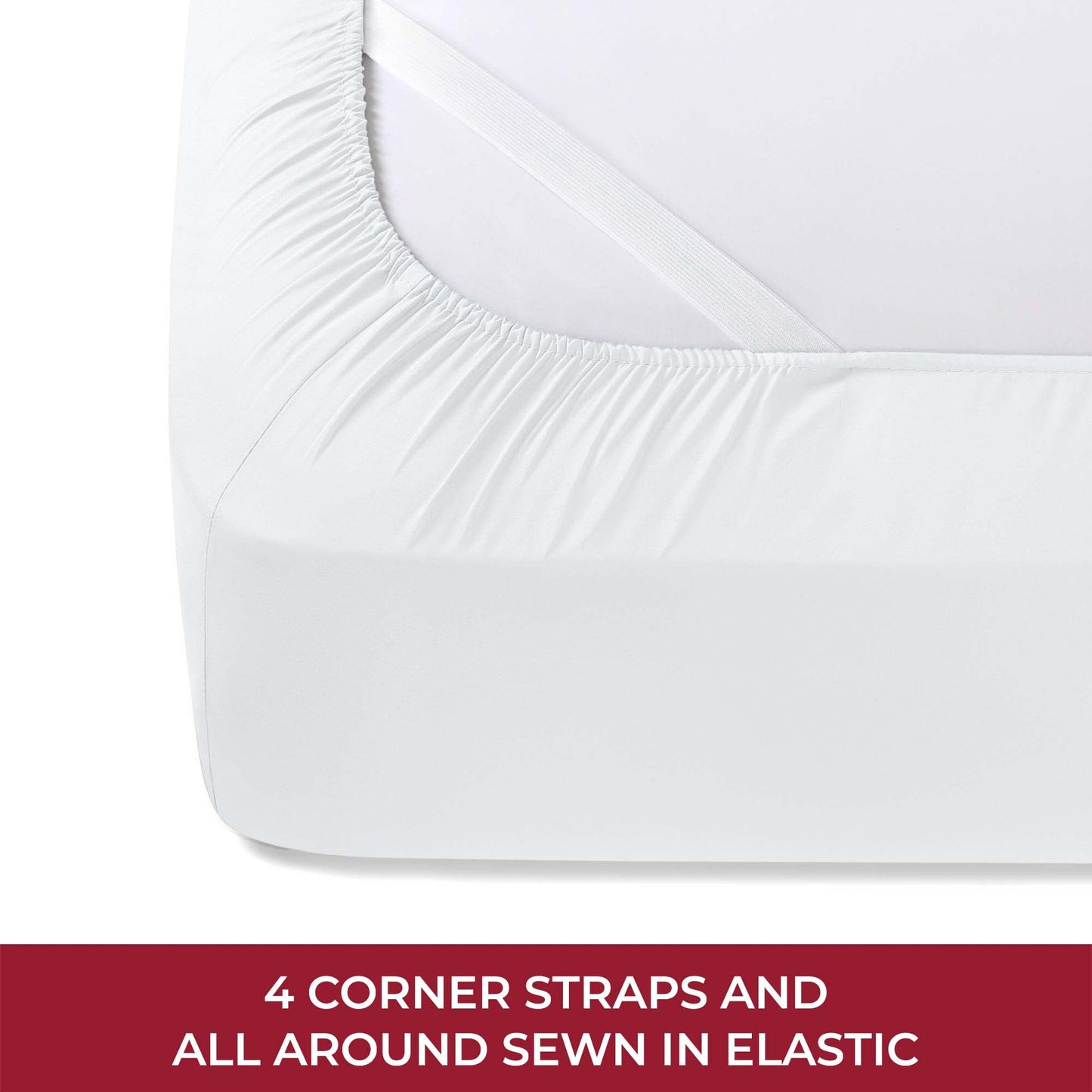 Mellanni RV Short Queen Sheets - 4 PC Iconic Collection Bedding - Hotel Luxury, Extra Soft, Cooling Bed Sheets - Deep Pocket up to 10 inch (RV/Short Queen, White)