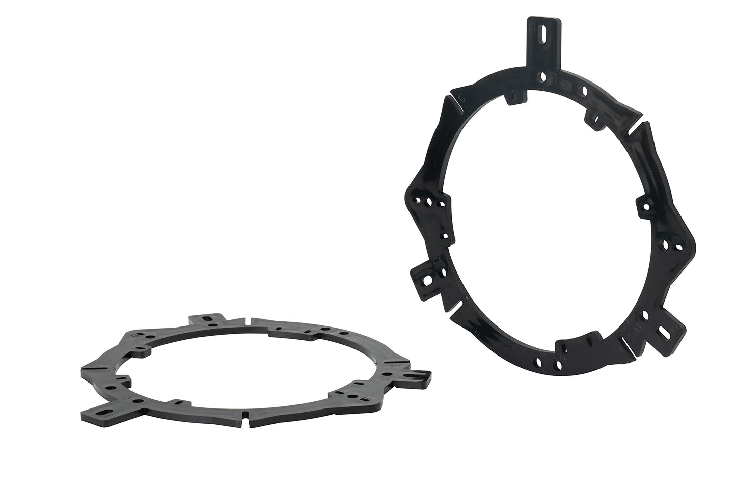 Scosche SAC656 6.5-6.75” Speaker Adapters Compatible with Select 1988-19 Chrysler, Dodge, Jeep & Plymouth Vehicles - 6 1/2" to 6 3/4" Adapter for Car Door Speakers - 1 Pair - See Guide for Vehicle Fit