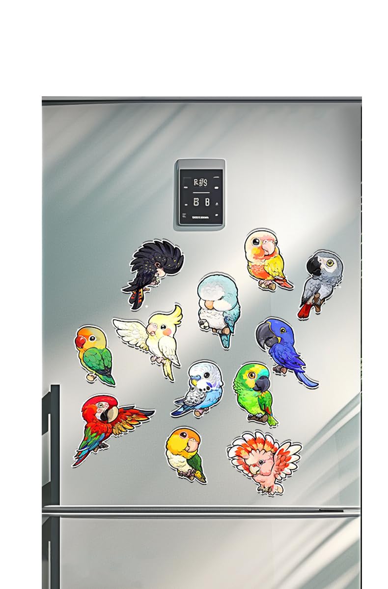 Fridge Magnets for Kids, Refrigerator Magnets for Toddlers, Magnetic Animal Refrigerator Toys, Pack of 6