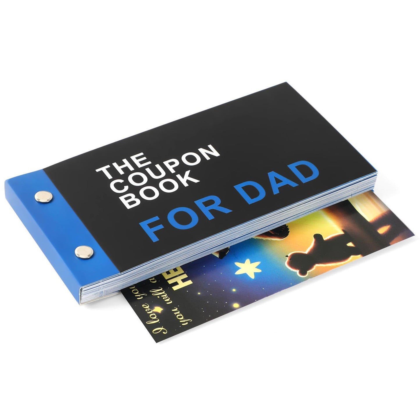 Personalized Coupon Book, 30 Blank Voucher Cards Booklet for All Occasions, Mothers Day Gifts for Mom, Unique Birthday Gifts for Boyfriend Wife Husband Girlfriend Best Friend