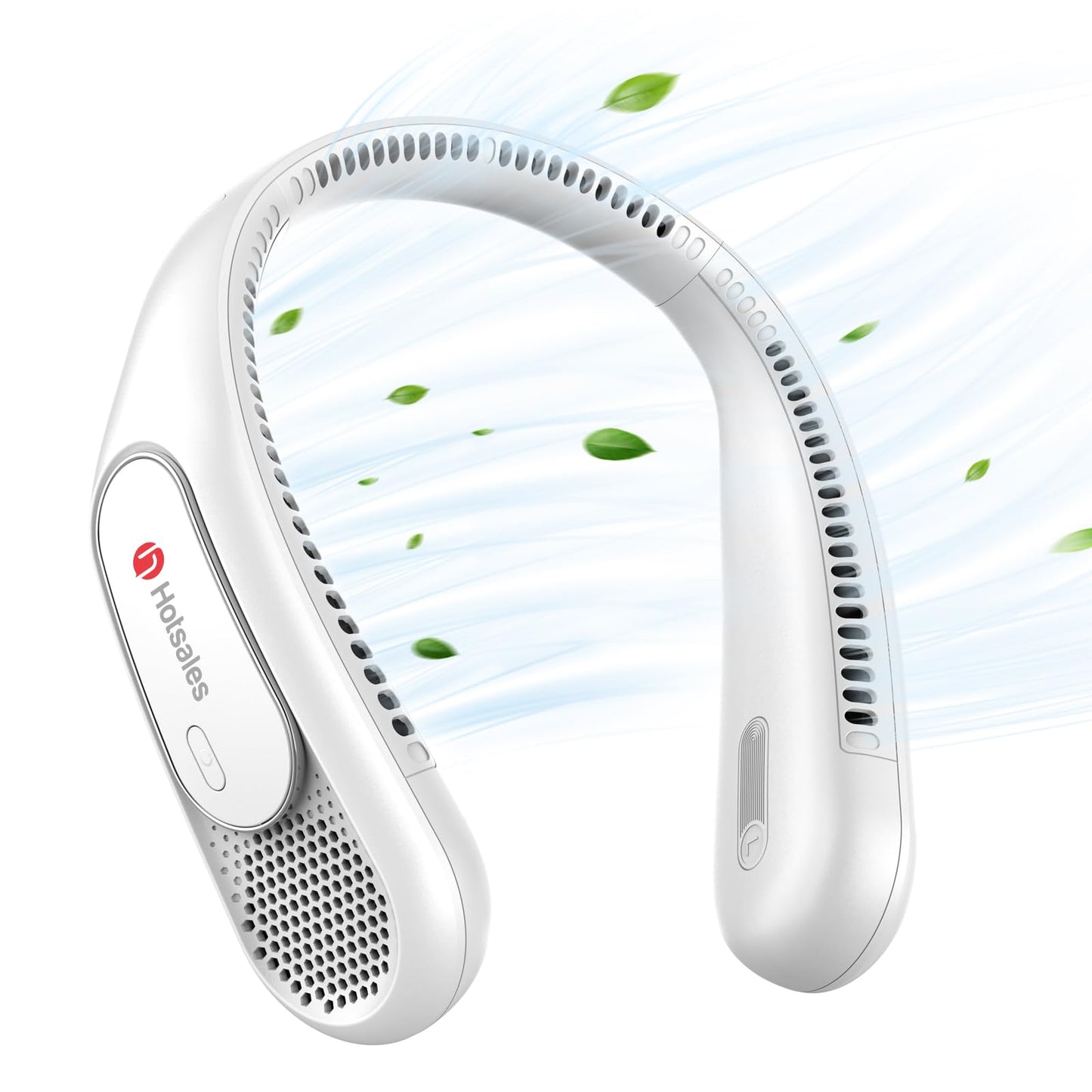 Neck Fan, Hands Free Bladeless Neck Fans Portable Rechargeable, 6000 mAh Battery Operated Wearable Personal Fan, Cooling Neck Fan, 3 Speeds, USB Fan Gifts for Men, Women, Travel, Outdoor