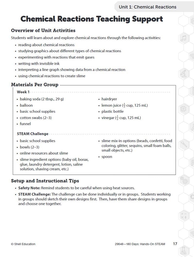 180 Days: STEM/STEAM for 5th Grade Practice Workbook for Classroom and Home, Cool and Fun Practice Created by Teachers (180 Days of Practice)