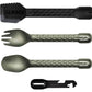 Gerber Gear ComplEAT Camping Utensils Set for Outdoor Cooking, Camping Cutlery with Fork, Spoon, Tongs, Spatula and Multi-Functional Tool, Burnt Bronze