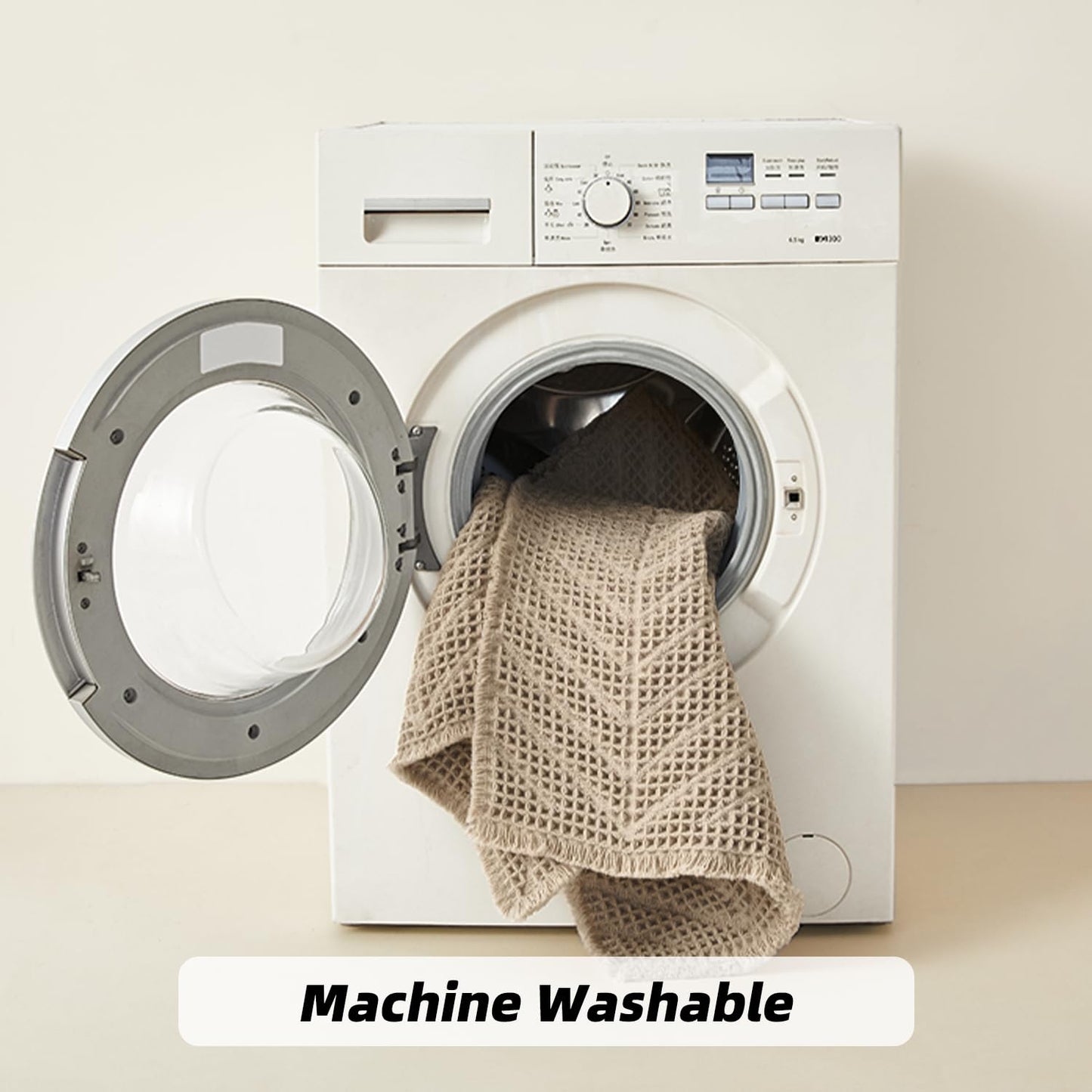 BULULOM Bathroom Runner Rug Super Absorbent Non Slip Long Bath Mat Machine Washable Boho Bathroom Rugs Quick Dry Rug Runners for Hallway Bedroom Laundry Room,Brown, 2'x 6'(24" x 72")