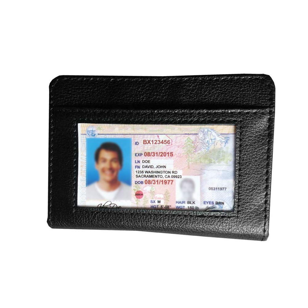 Paddsun Credit Card Holder Wallet RFID Blocking Leather Wallet for Men and Women with Zipper, Huge Storage Capacity