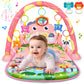 UMIKU Baby Gym Play Mats Baby Toys Tummy Time Mat Musical Activity Center for Newborn Infant Piano Babies Play Mat Music & Light Newborn Infant Gifts for Babies 0-3 6 9 12 Months Dinosaur Style