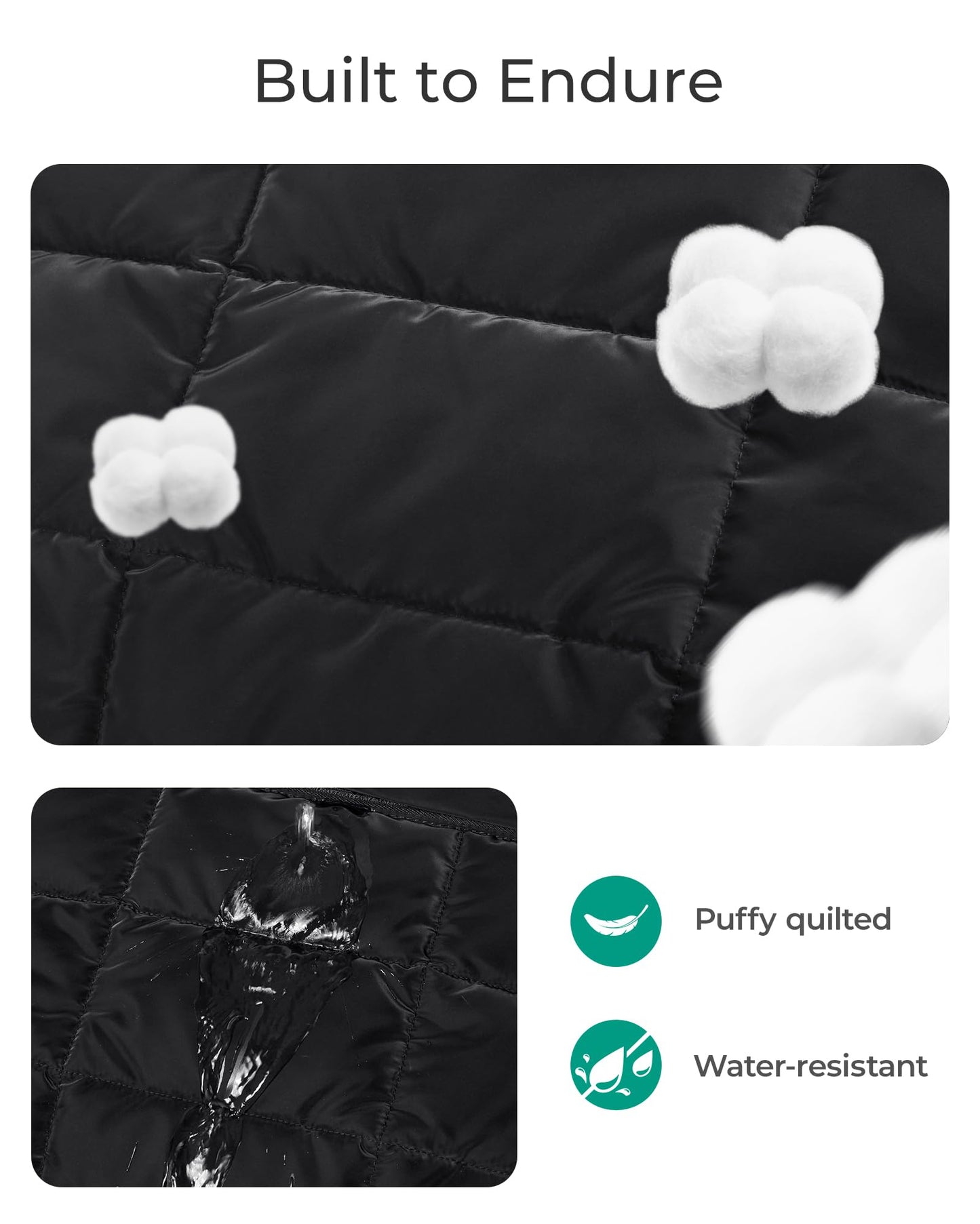 BAGSMART Gym Bag for Women, Carry on Travel Duffel Bag, Water-resistant Weekender with Shoe Compartment, Black