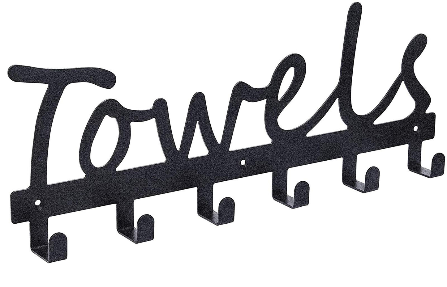 eywlwaar Metal Towel Racks Towel Holder Sandblasted Wall Mount Rustproof and Waterproof for Kitchen Storage Organizer Rack, Bathroom Towels, Robes, Clothing (Style-Towels-3)