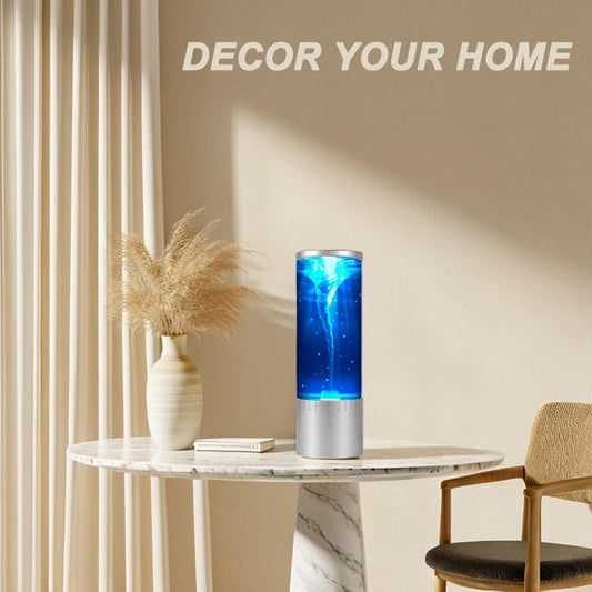 Tornado Lamp Twister Hurricane Relaxing Liquid Motion Led Night Lighting 7 Colors Automatic Dimming USB Cable Powered for Women Kids Birthday Gift Party Home Living Room Decor