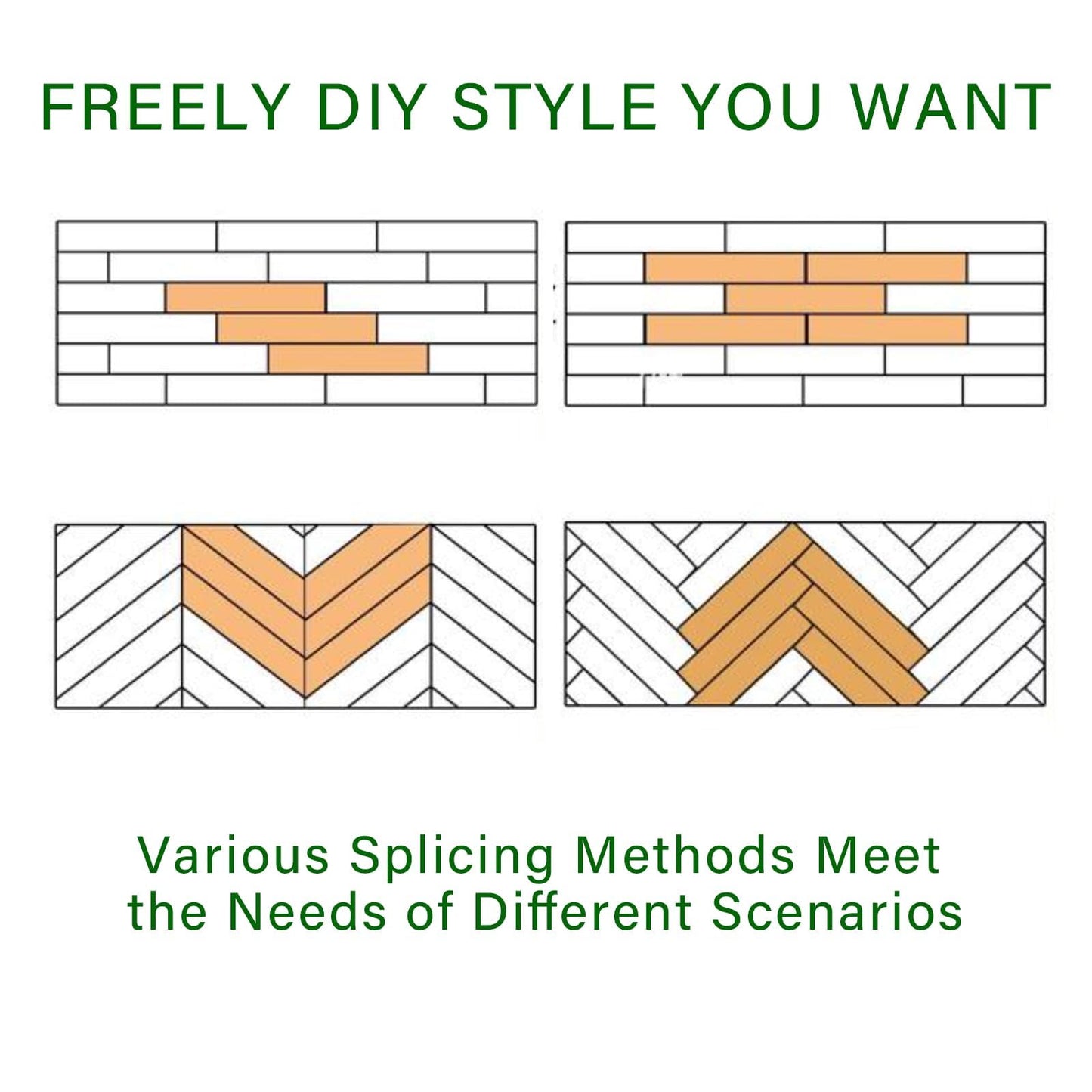 18 Sq. Ft Floor Tiles Peel and Stick Vinyl Floor 36 x 6 inch Luxury Self Adhesive Waterproof Flooring Planks DIY for Kitchen, Living Room, Shops, RV, Wood Look Plank, 12-Pack, Burnt Sienna