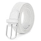 Elastic Braided Belt Mens Golf Belts No-Hole Design Lightweight Breathable Woven Stretch Belt for Golf Casual