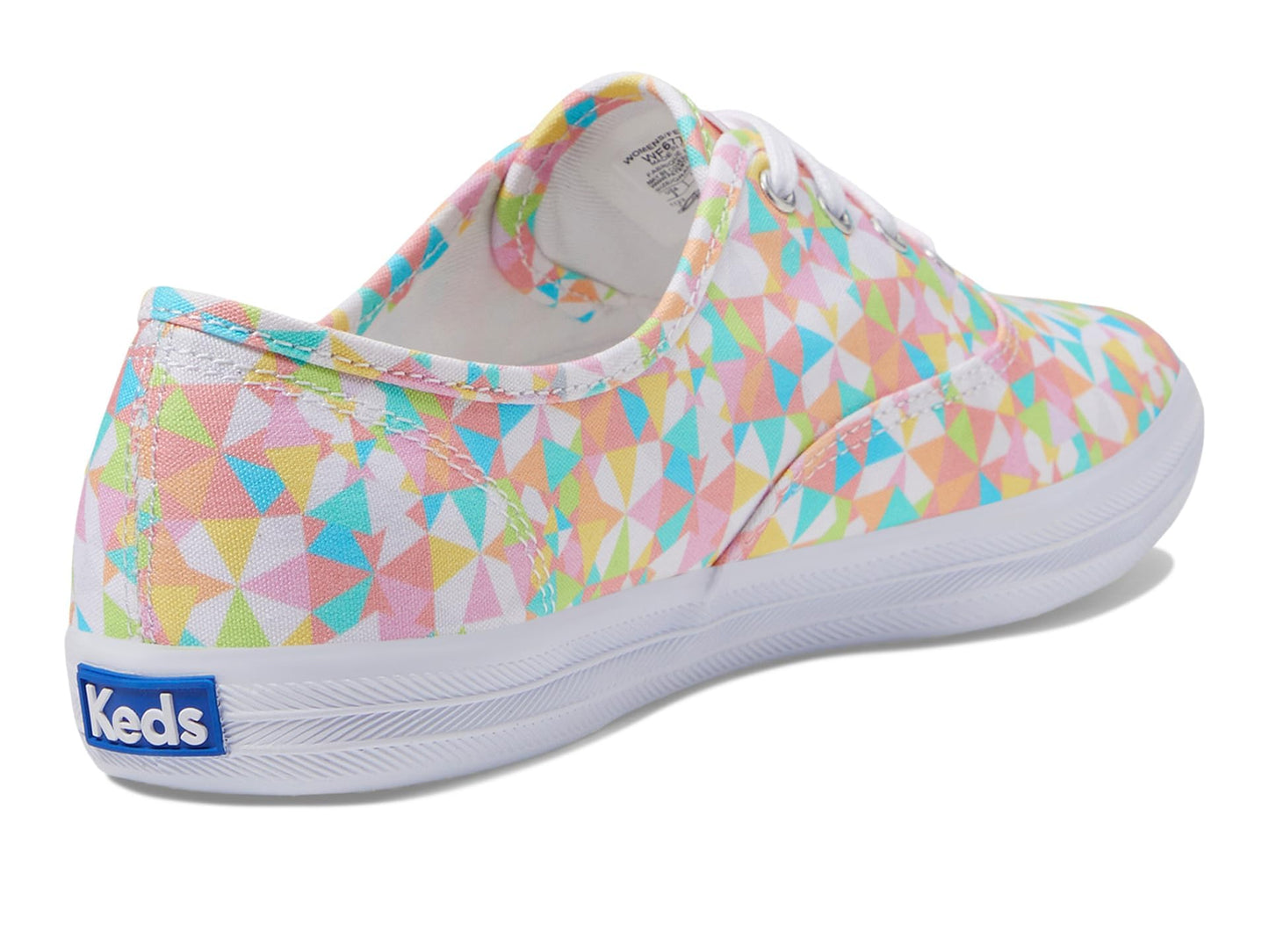 Keds Women's Champion Seasonal Canvas Sneaker, Kaleidoscope Multi, 5