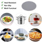 Silicone Heat Resistant Multifunctional Mat 12",Silicone Trivets for Hot Pots and Pans Multi-Purpose Trivet Mat for Hot Dishes Set, Heat Resistant Durable Flexible Silicone Pot Mat(2 Pcs)