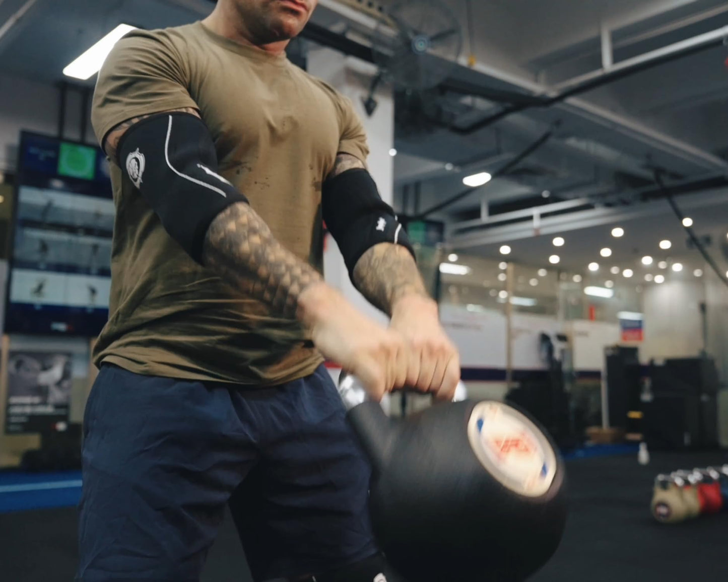 Jupiter Elbow Sleeves (Pair),Support for Squat,Weightlifting,Powerlifting,Basketball and Tennis,5mm Neoprene Compression Brace for Both Women and Men （Large）