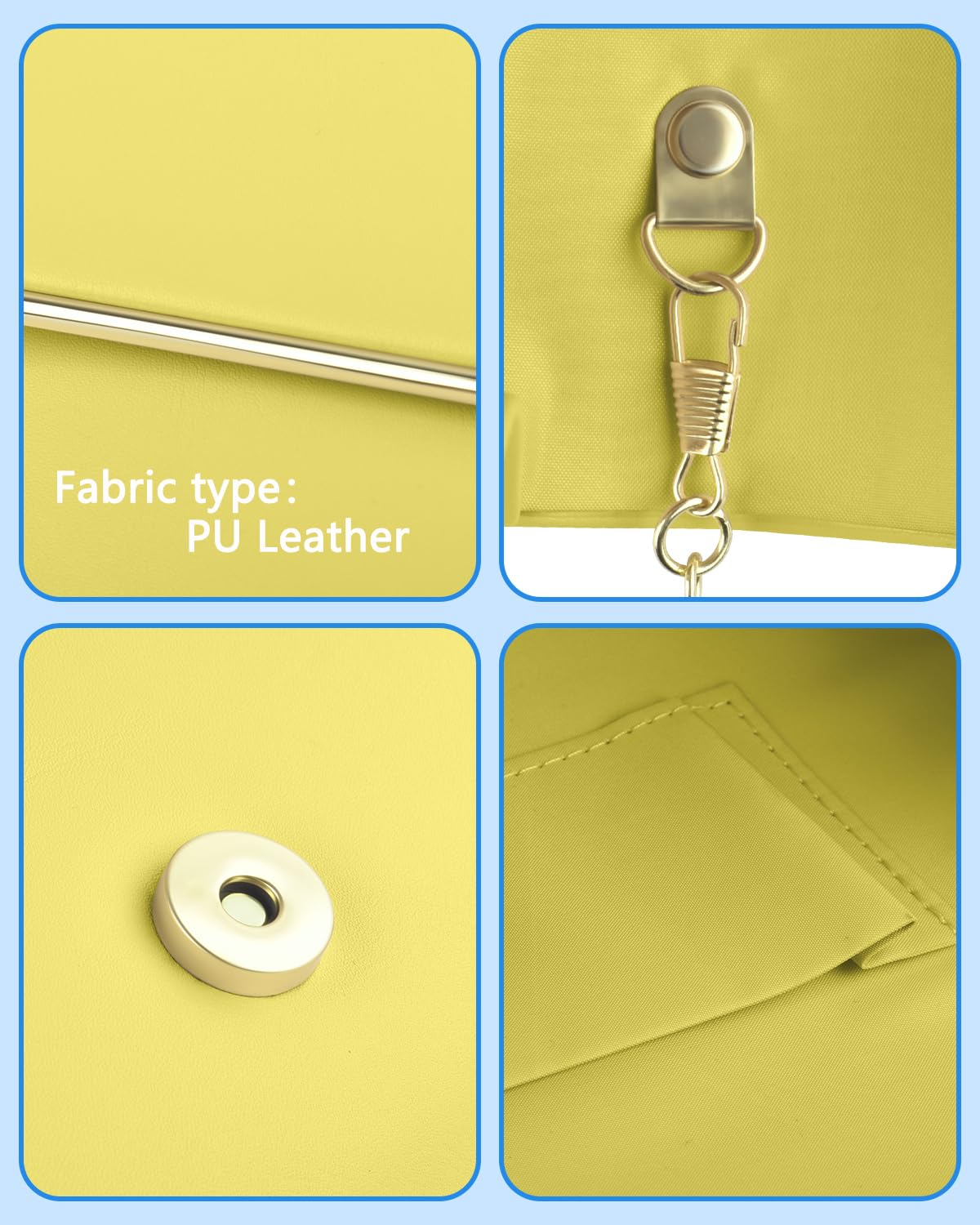 TINDTOP Clutch Purses for Women, PU Leather Formal Evening Bags Shoulder Party Handbags Wedding Cocktail Prom Clutches