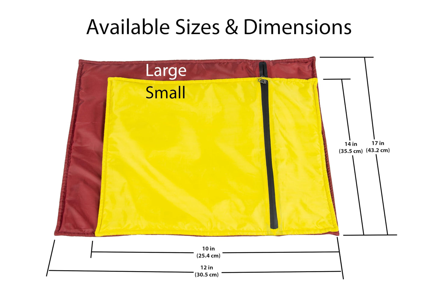 Elan Quest Stuffable Camping Pillow Sack (Large, Red) - 12 x 17 - Camping Essentials for Hiking, Backpacking and Travel Essentials - Sold Empty Bring Your Own Stuffing