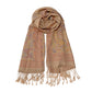 Pashmina Scarf for Women Shawls and Wraps Reversible Paisley Vintage Jacquard Soft Silky Rave Scarves Men
