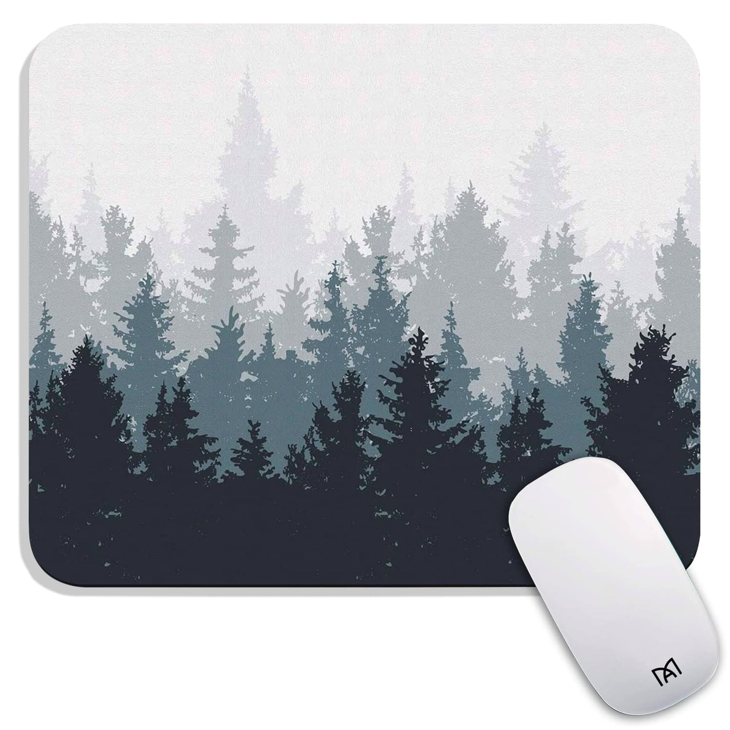 Square Mouse Pad Beautiful Flowers Plants, Personalized Premium-Textured Custom Mouse Mat Design, Washable Mousepad Cloth, Non-Slip Rubber Base Computer Mouse Pads for Wireless Mouse