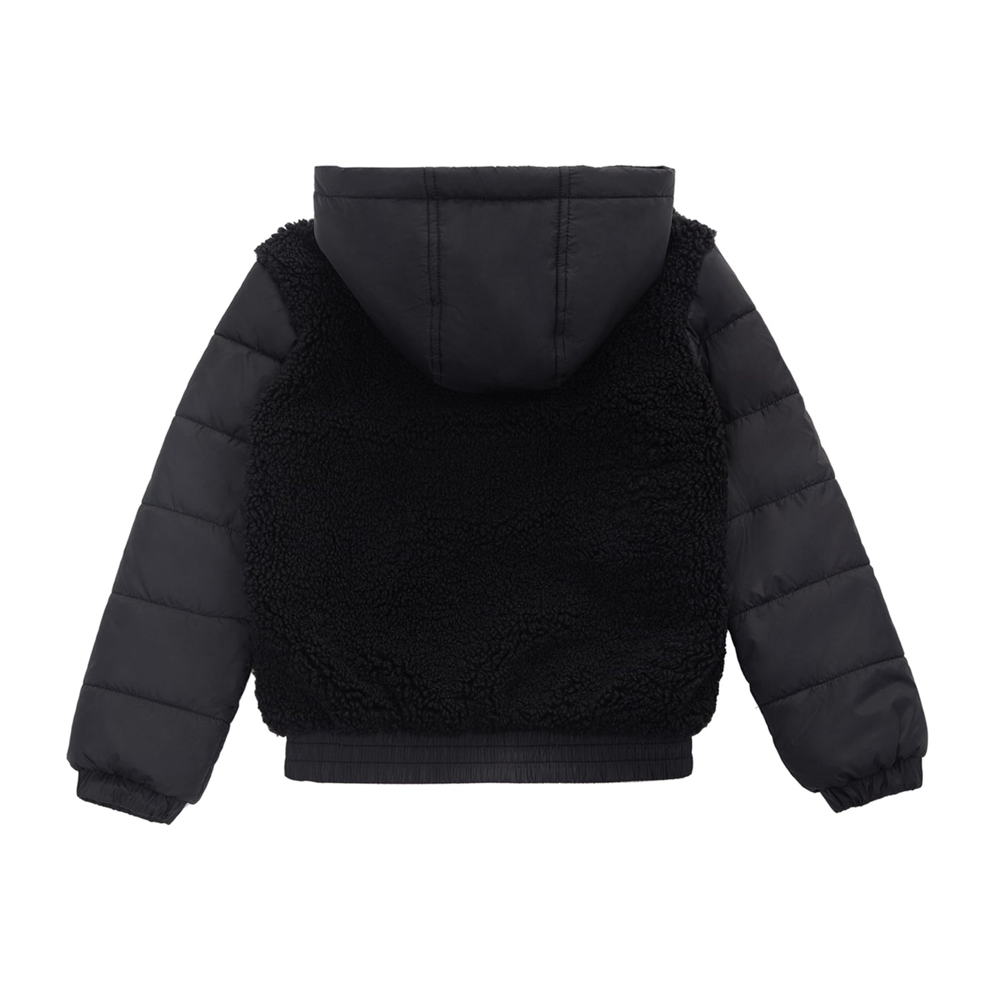 Rokka&Rolla Boys' Water-Resistant Sherpa Puffer Jacket