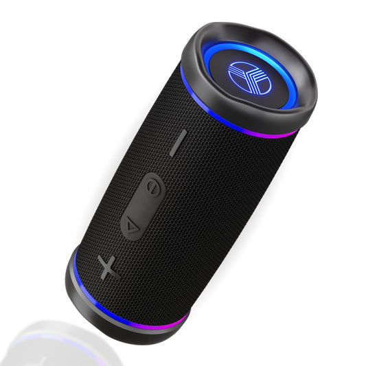 TREBLAB HD77 Bluetooth Speaker - Powerful 360° Sound with Impactful Bass, 30W Portable Wireless Audio, 20H Battery, IPX7 Waterproof, TWS Stereo, Shockproof Design for Outdoor, Beach, Pool, Jobsite