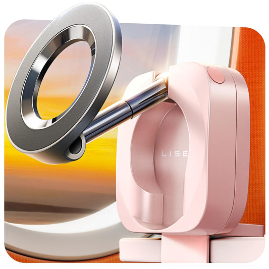 LISEN Airplane Travel Essentials Phone Holder Long Flight Toddler Mini Traveling Essentials Kids Women Handsfree for MagSafe Travel Accessories Europe Vacation Cruise Essentials Phone Camera Mounts