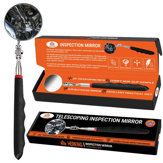 Mens Gifts for Him Telescoping Magnetic Pickup Tool with Telescoping Inspection Mirror, Unique Fathers Day Gifts for Men, Dad, Husband Boyfriend Birthday Gifts