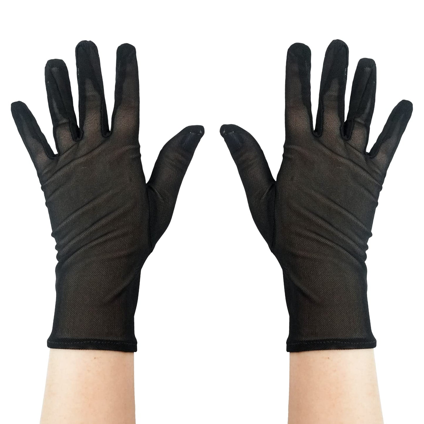 Luwint Tulle Mesh Gloves for Opera Party Costume Sun Protection