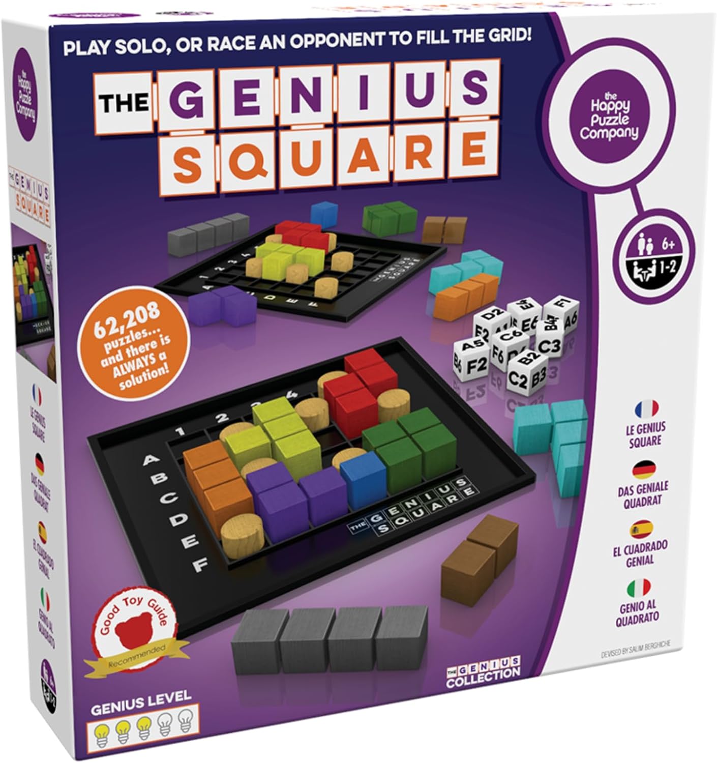 – Game of the Year Award Winner, 60000+ Solutions STEM Puzzle Game. Roll Dice, Race Your Opponent, Fill Grid with Different Shapes, Promotes Problem Solving Training