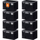 StorageRight Large Moving Bags Heavy Duty Storage Totes for Storage,Packing & Moving Collapsible Moving Supplies with Large Capacity, Reinforced Zippers and Handles, 88L, 8 Packs